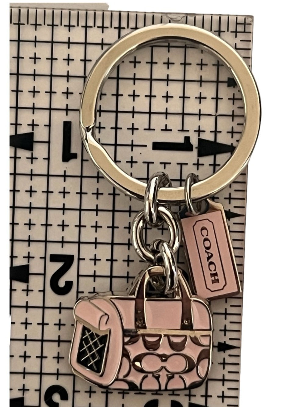 Coach keychains Cancer awareness, pink elephant, pink mini bag ballon - Picture 9 of 13